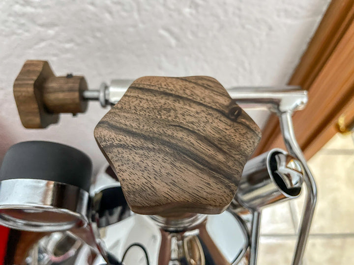 Walnut kit for La Pavoni espresso machine